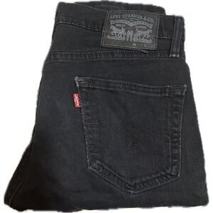 Levi's Men's Slim Straight Jeans - Black